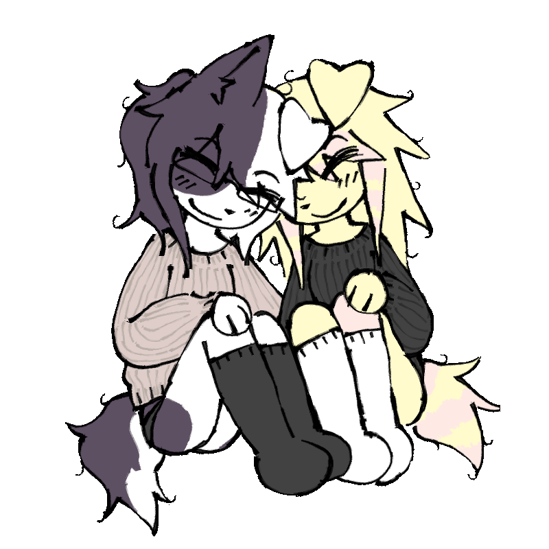 morgan and piano are my girls. they are very cool